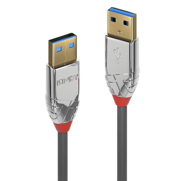LINDY 5m USB 3.0 Typ A Kabel, Cromo Line