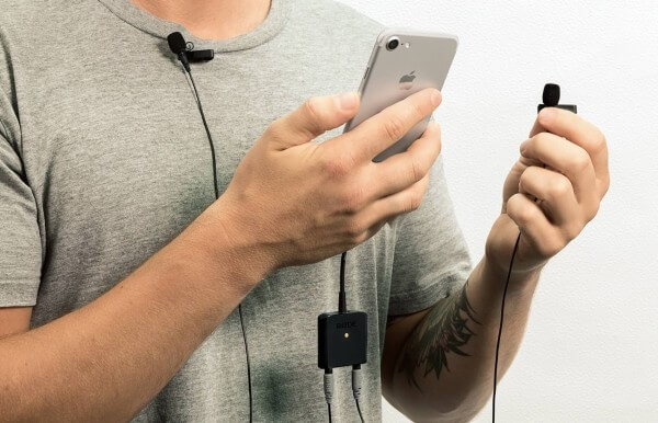 Røde SC6-L, mobiles Lightning Audio Interface für iOS-Geräte, 2 TRRS-Mikrofoneingänge, 1 Stereo-Kopf