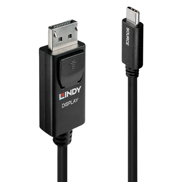 LINDY USB Typ C an DisplayPort 4K60 Adapterkabel 0.5m
