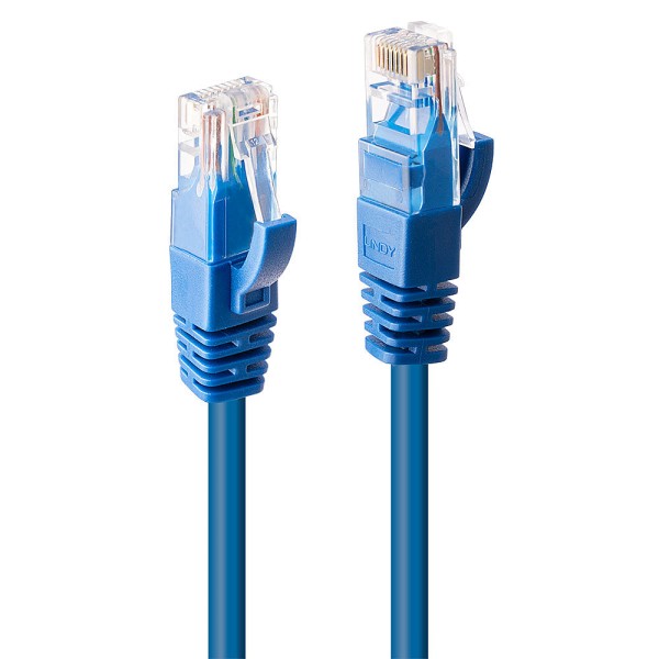 LINDY 30m Cat.6 U/UTP Netzwerkkabel, blau