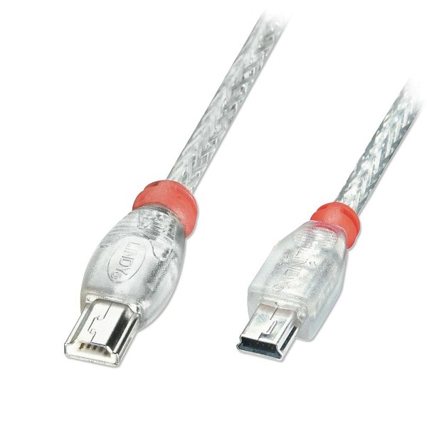 LINDY USB 2.0 Kabel Typ Mini-A/Mini-B, 0,5m