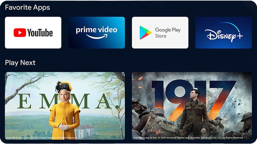 Netflix, Amazon Prime, Disney+