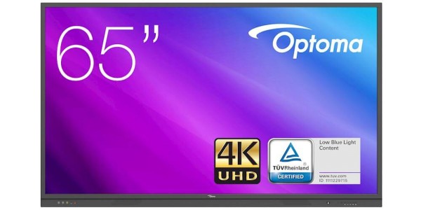 Optoma 3651RK - 4K Touch-Display mit 65Zoll, 370 cd/m², inkl. ANDROID & WiFi-Modul