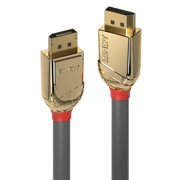 LINDY 3m DisplayPort 1.4 Kabel, Gold Line