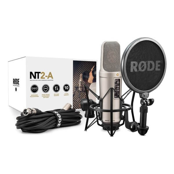 Røde NT2-A, Kondensatormikrofon, inkl. SM6 und XLR-Kabel
