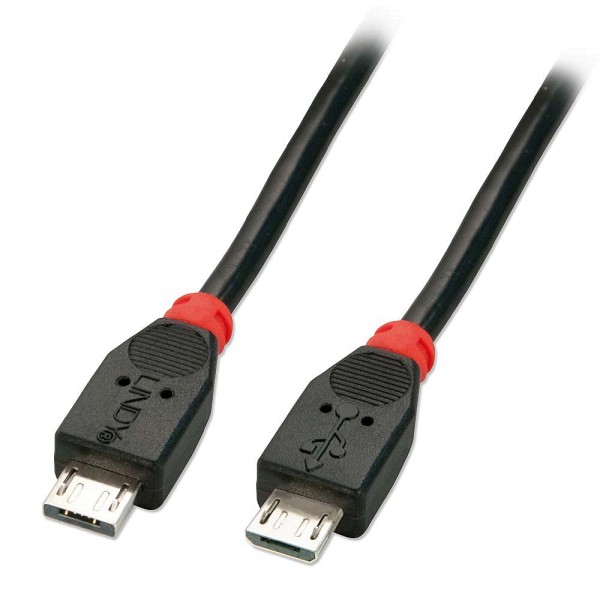 LINDY USB 2.0 Kabel Micro-A / Micro-B, 1m