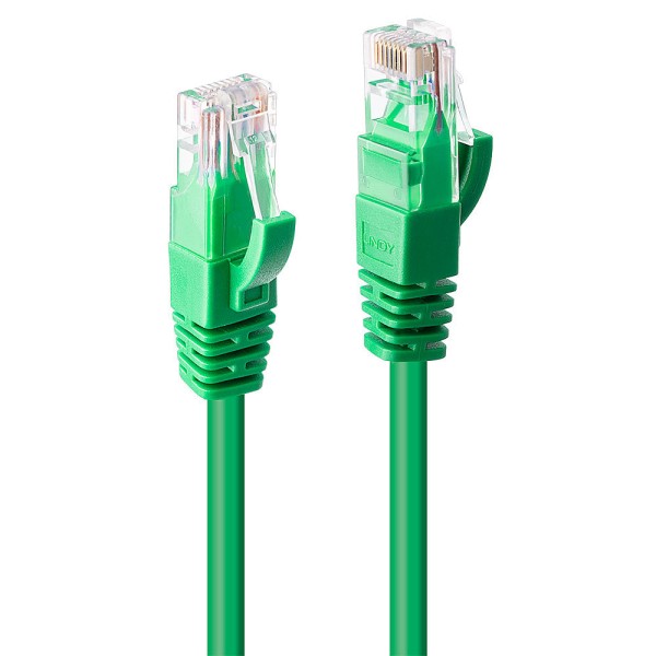 LINDY 20m Cat.6 U/UTP Netzwerkkabel, grün