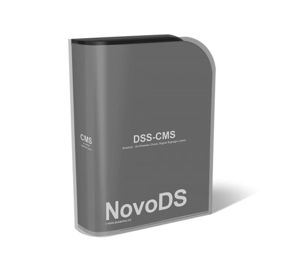 VIVITEK DSS-CMS NovoDS Lösung - On Premise Cloud, Digital Signage Lizenz