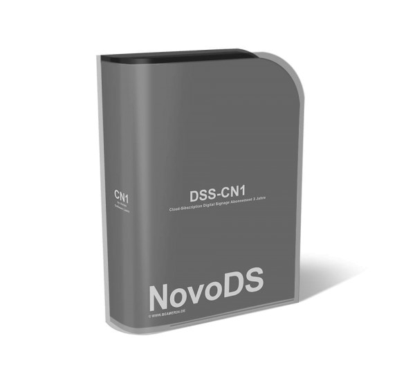 VIVITEK DSS-CN1 NovoDS Lösung - Cloud Subscription, Digital Signage Abo 3 Jahre