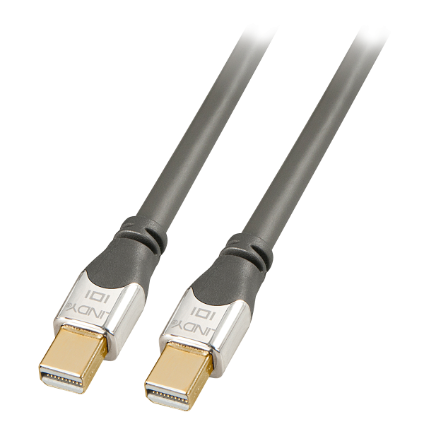 LINDY 5m CROMO Mini DisplayPort Kabel, Cromo Line