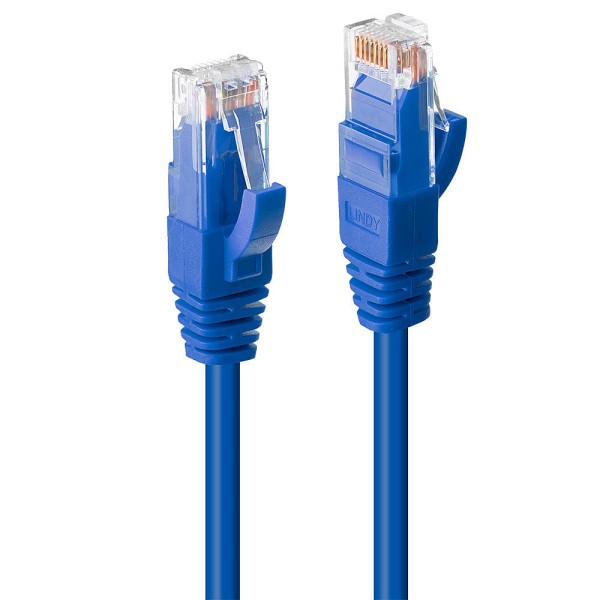 LINDY 1m Cat.6 U/UTP LSZH Netzwerkkabel, blau