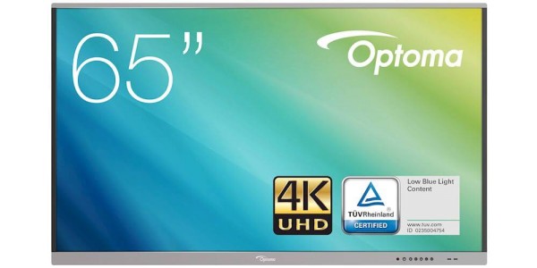 Optoma 5651RK - 4K Touch-Display mit 65Zoll, 370 cd/m², inkl. ANDROID & WiFi-Modul