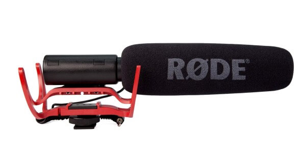 Røde VideoMic Pro+, Premium-Kamera-Richtmikrofon, mit Rycote®-Schwinghalterung, Akku-/Batteriespeisu