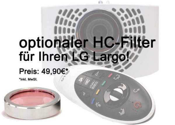 HC-Filter für den LG Largo PF1500-EU, PF1500-G, HF60LS, Largo 2.0