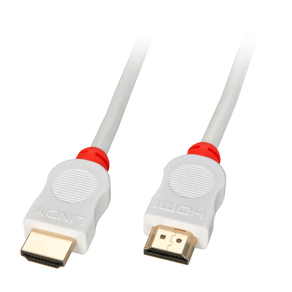 LINDY HDMI HighSpeed Kabel weiß 0,5m