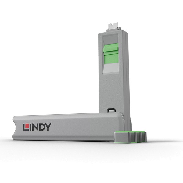 LINDY USB Typ C Port Schloss, grün